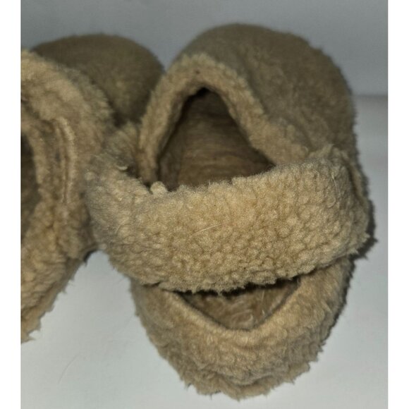 Crocs Ladies Classic Cozzy Slipper Sepia Colorway Size 8 Comfy House Shoes - Picture 4 of 5